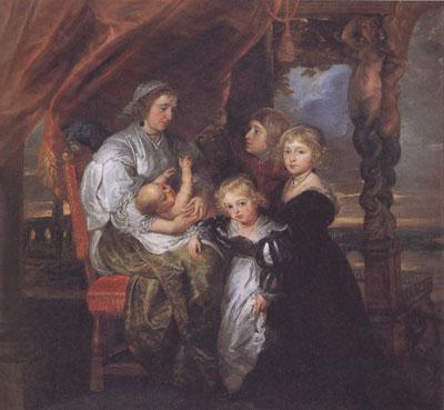 Peter Paul Rubens The Family of Sir Balthasar Gerbier (mk01) oil painting picture